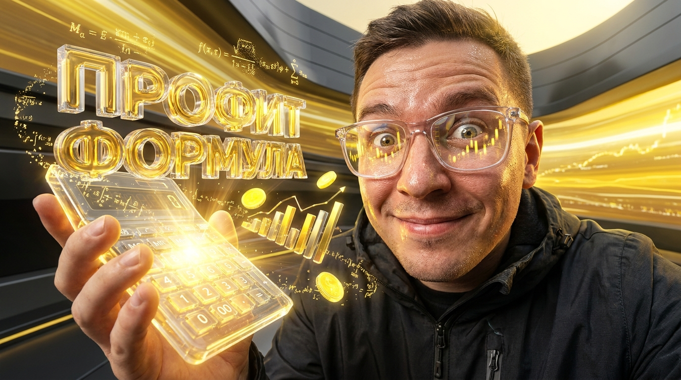 Баннер с графиком расчета безубыточности