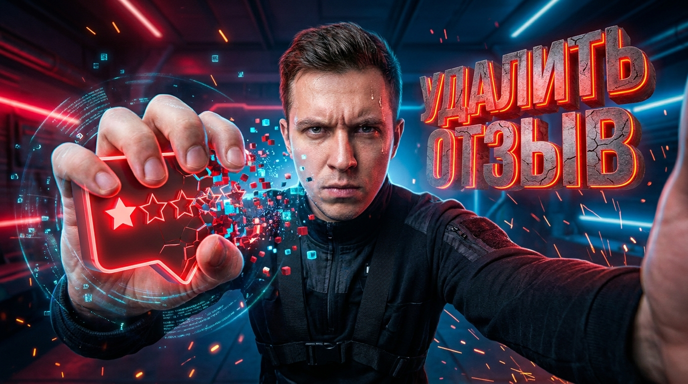 Схема удаления негативных отзывов конкурентов