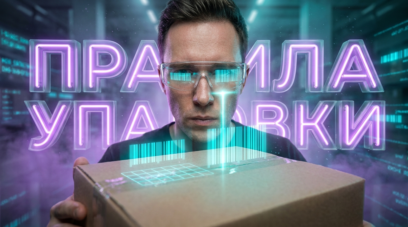Баннер с актуальными правилами упаковки